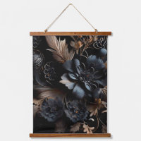 Abstract Moody florals