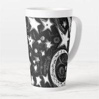 Abstract Moon And Stars