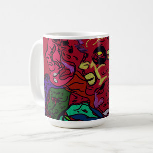 Abstract Moon Galaxy Art  Coffee Mug