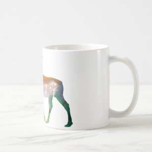 Abstract Moose silhouette Coffee Mug