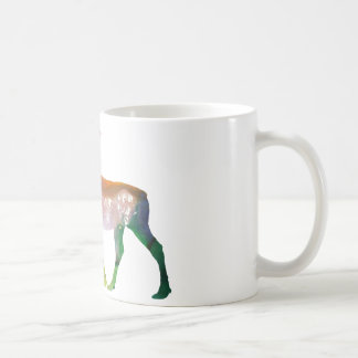 Abstract Moose silhouette Coffee Mug