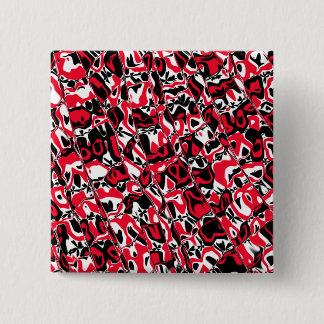 Abstract Mosaic 15 Cm Square Badge