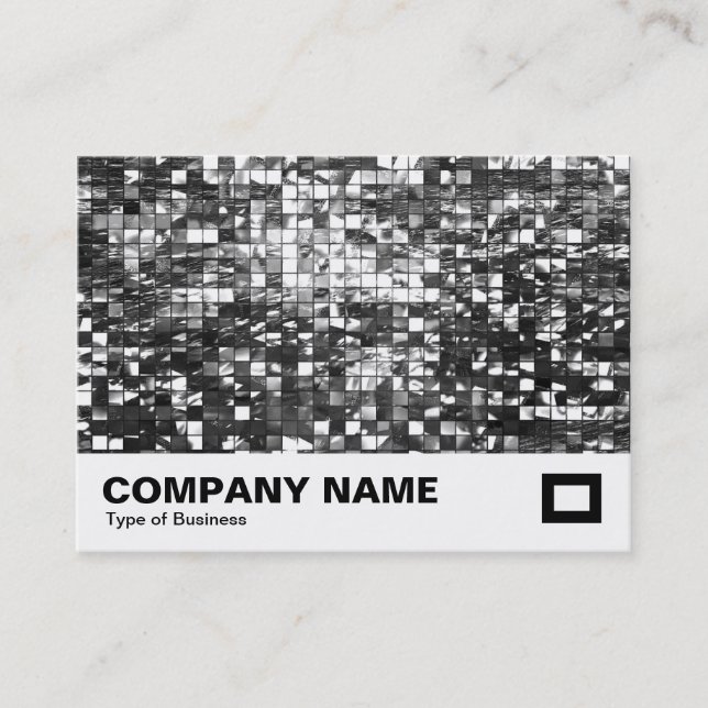 Abstract Mosaic Business Card (Front)