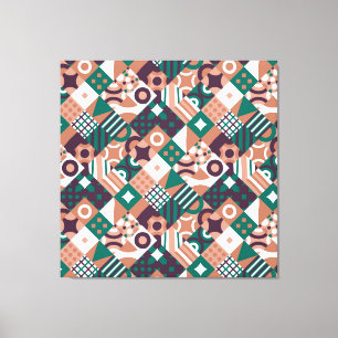 Abstract Mosaic Canvas Print
