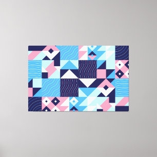 Abstract Mosaic Canvas Print