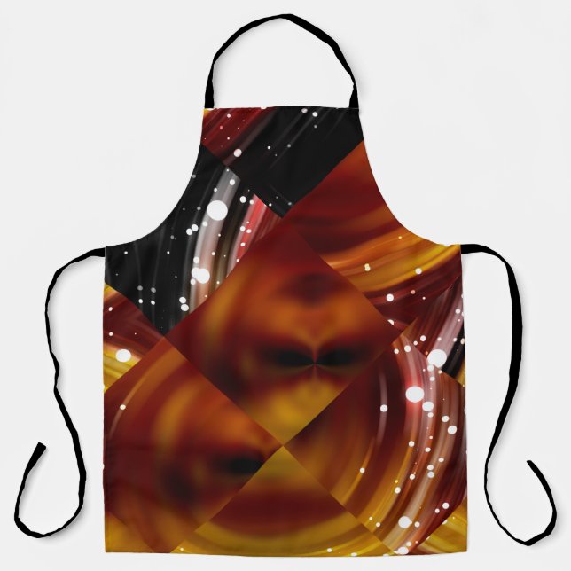 Abstract mosaic geometrical multicolored backgroun apron (Front)