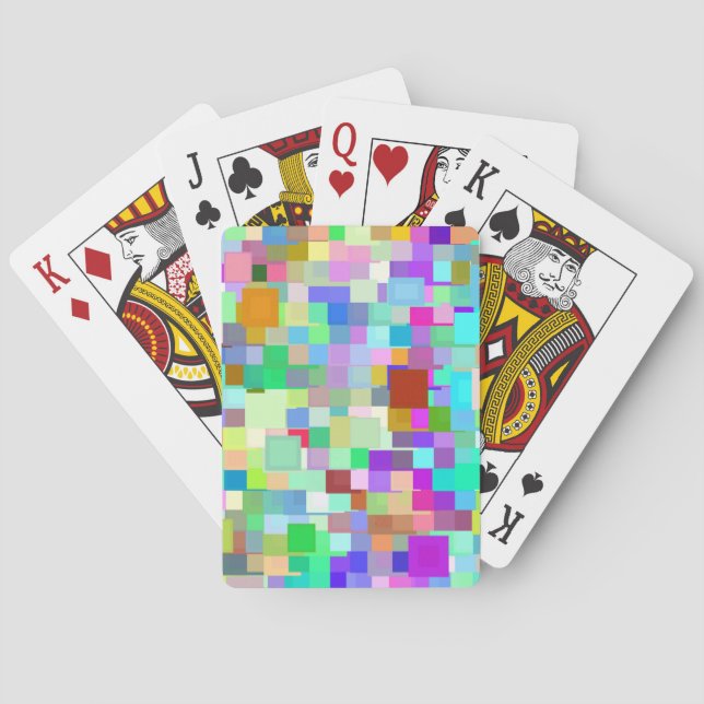 Abstract Mosaic Pattern #5 Playing Cards (Back)