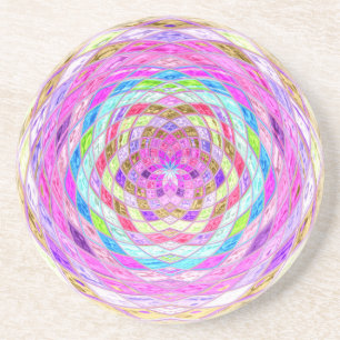 Abstract Mosaic Pattern #6 Coaster