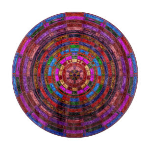 Abstract Mosaic Pattern Cutting Board