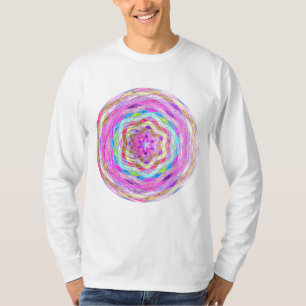 Abstract Mosaic Stained Glass #7 T-Shirt