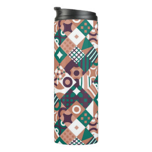 Abstract Mosaic  Thermal Tumbler