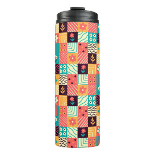 Abstract Mosaic  Thermal Tumbler