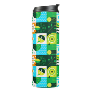 Abstract Mosaic Thermal Tumbler