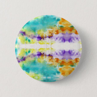 Abstract motif Paint on fabric design  6 Cm Round Badge