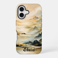 Abstract Mountain Landscape