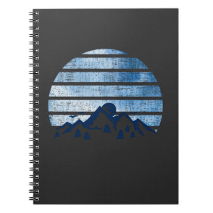 abstract mountain notebook