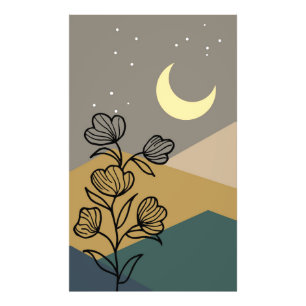 Abstract Mountain Photo Print