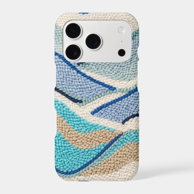 Abstract Mountain Ridge Cobalt Navy iPhone Cases (Back)