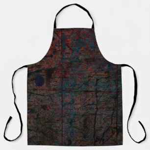 Abstract multicolor grunge background with abstrac apron