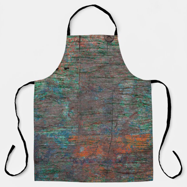 Abstract multicolor grunge background with abstrac apron (Front)
