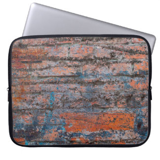 Abstract multicolor grunge background with abstrac laptop sleeve