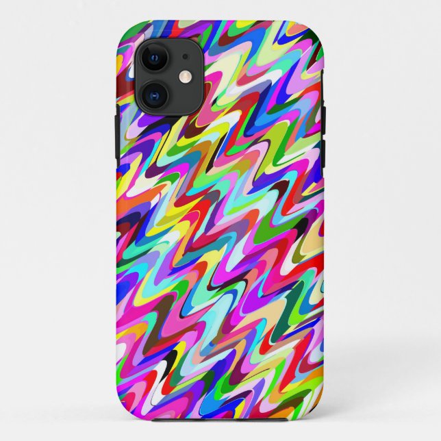 Abstract Multicolor Mosaic Pattern #5 Case-Mate iPhone Case (Back)