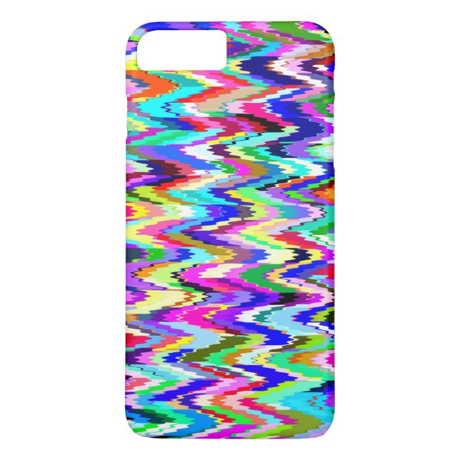 Abstract Multicolor Mosaic Pattern #7 Case-Mate iPhone Case (Back)