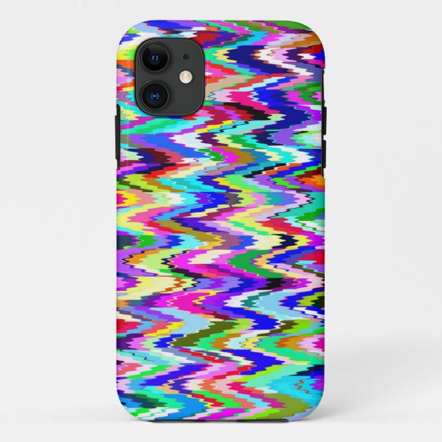 Abstract Multicolor Mosaic Pattern #7 Case-Mate iPhone Case (Back)