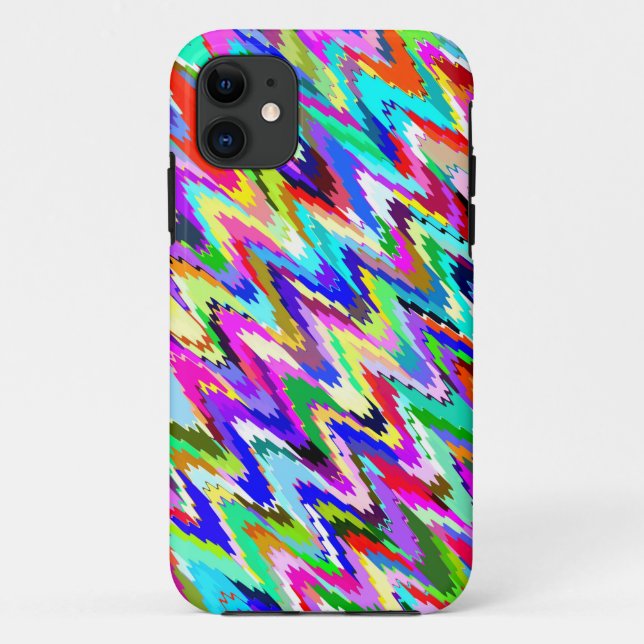 Abstract Multicolor Mosaic Pattern #8 Case-Mate iPhone Case (Back)