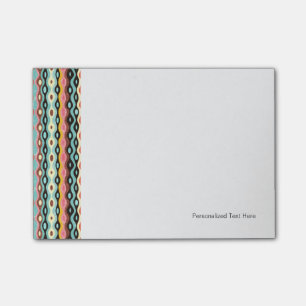 Abstract multicolor pattern post-it notes
