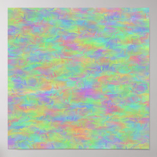 Abstract Multicolor Pattern Poster