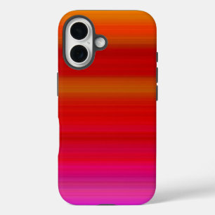 Abstract Multicolor Stripes iPhone 16 Case