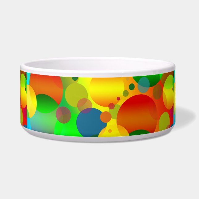 Abstract Multicolored Circles Design -23089 (Front)