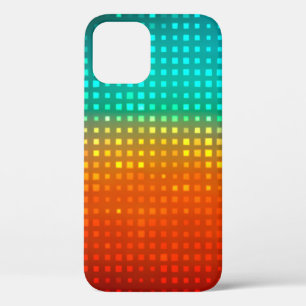 Abstract multicolored football or soccer backgroun iPhone 12 case