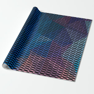 Abstract, multicolored pattern, mesh pattern, lace wrapping paper