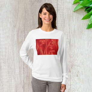 Abstract Muscle Womens Long-Sleeve T-Shirt