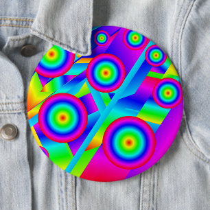 Abstract Music 6 Cm Round Badge