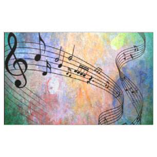 abstract music fabric