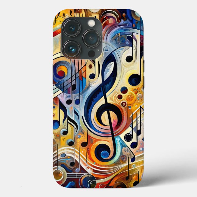 Abstract Music Phone Case (Back)