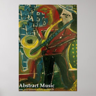 Abstract Music Poster