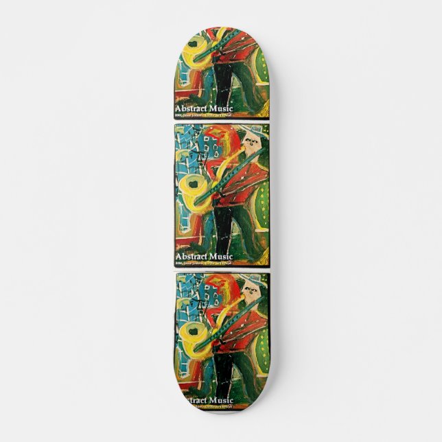 ABSTRACT MUSIC SKATEBOARD (Front)
