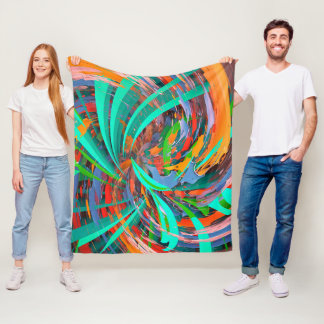 Abstract Mystical Art Fleece Blanket