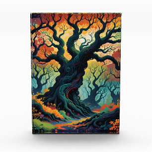 Abstract Mystical Trees Photo Block