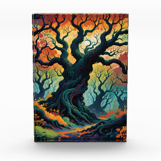 Abstract Mystical Trees Photo Block