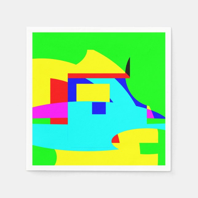 Abstract Napkin (Front)