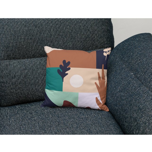 Abstract Nature Boho Landscape Cushion (Creator Uploaded)