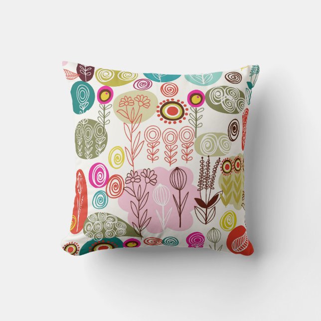 Abstract Nature Pillow (Front)