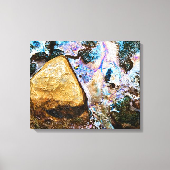 abstract nature still water canvas print (Front)