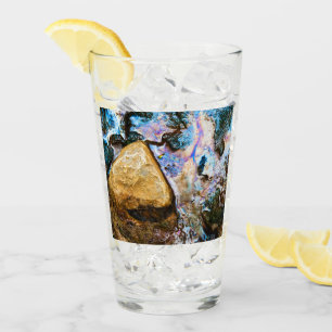 abstract nature still water glass