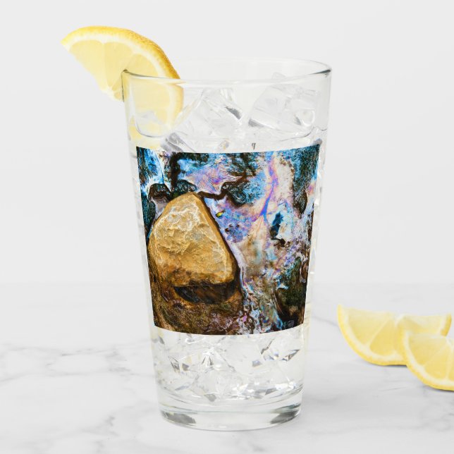 abstract nature still water glass (Front Ice)